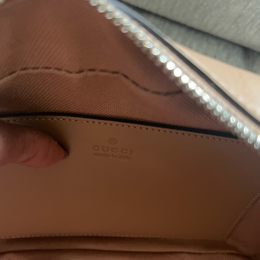 Gucci Small Marmont Chain Shoulder Bag - Monochrome Rose Beige (Limited Edition) - Picture 9 of 14